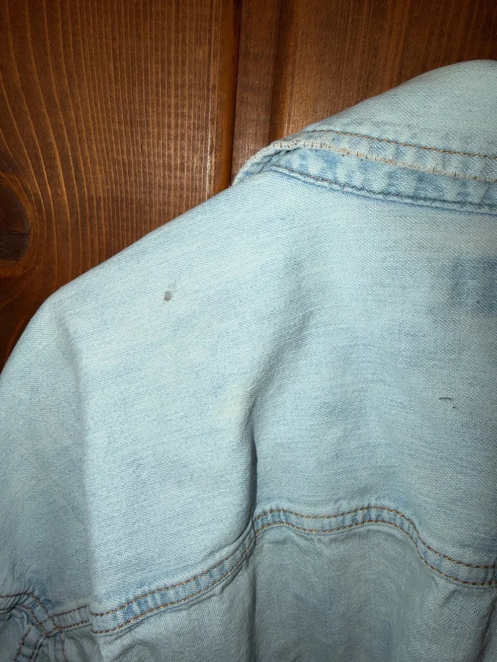 Levi's Pale Blue Denim Shirt Jacket - Picture 9 of 11